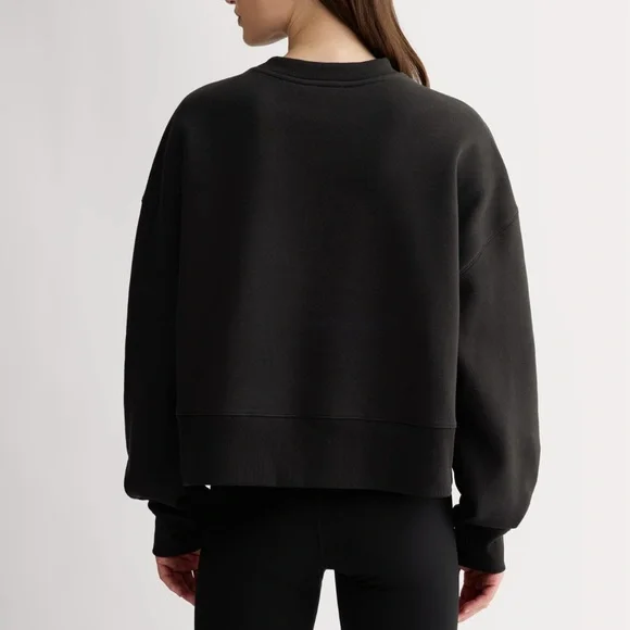 Everlane The Laid-Back Sweatshirt Black Organic cotton - Large - EUC - Picture 4 of 13